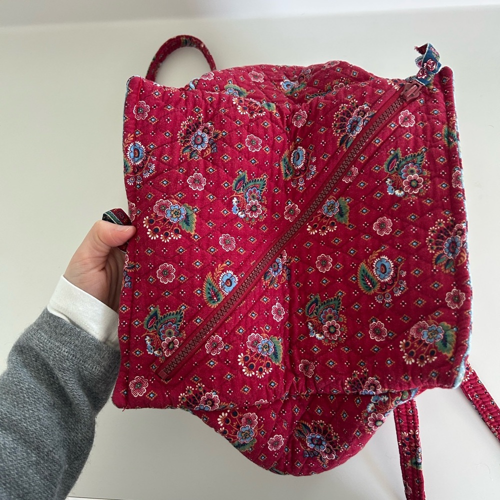 Vera Bradley Provincial Red Hoosier 1986 bag - Picture 10 of 16